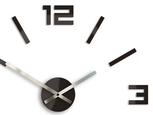 Sieninis laikrodis ArabicWenge цена и информация | Часы | pigu.lt