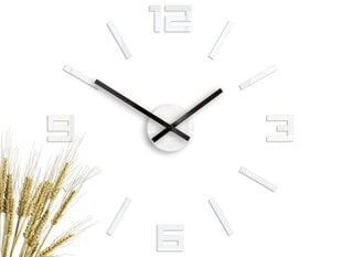 Sieninis laikrodis ArabicWhite цена и информация | Часы | pigu.lt
