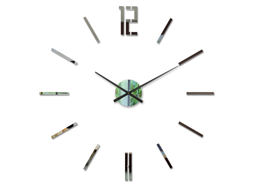 Sieninis laikrodis CarloMirror цена и информация | Laikrodžiai | pigu.lt