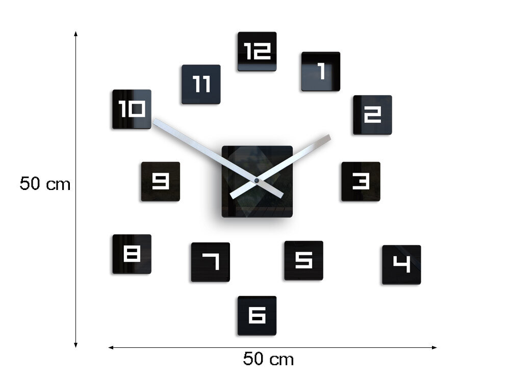 Sieninis laikrodis Cube kaina ir informacija | Laikrodžiai | pigu.lt