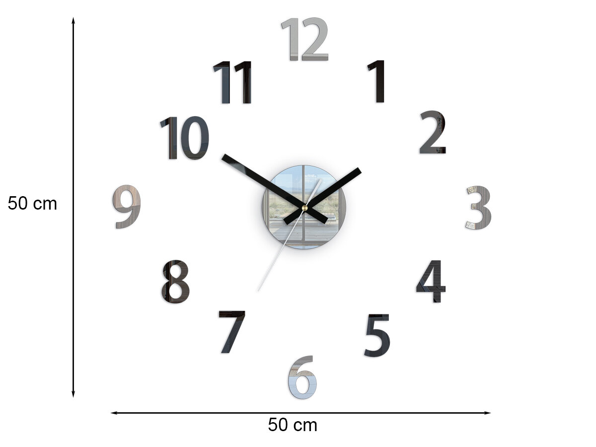 Sieninis laikrodis Box kaina ir informacija | Laikrodžiai | pigu.lt