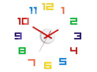 Sieninis laikrodis DigitColorfull kaina ir informacija | Laikrodžiai | pigu.lt