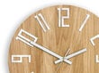 Sieninis laikrodis SlimWoodWhite цена и информация | Laikrodžiai | pigu.lt