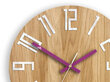 Sieninis laikrodis SlimWoodViolet kaina ir informacija | Laikrodžiai | pigu.lt