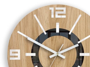 Sieninis laikrodis AlladynWoodWhite kaina ir informacija | Laikrodžiai | pigu.lt