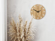 Sieninis laikrodis SimpleWoodWhiteBlack kaina ir informacija | Laikrodžiai | pigu.lt