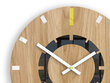Sieninis laikrodis AtenawoodYellow цена и информация | Laikrodžiai | pigu.lt