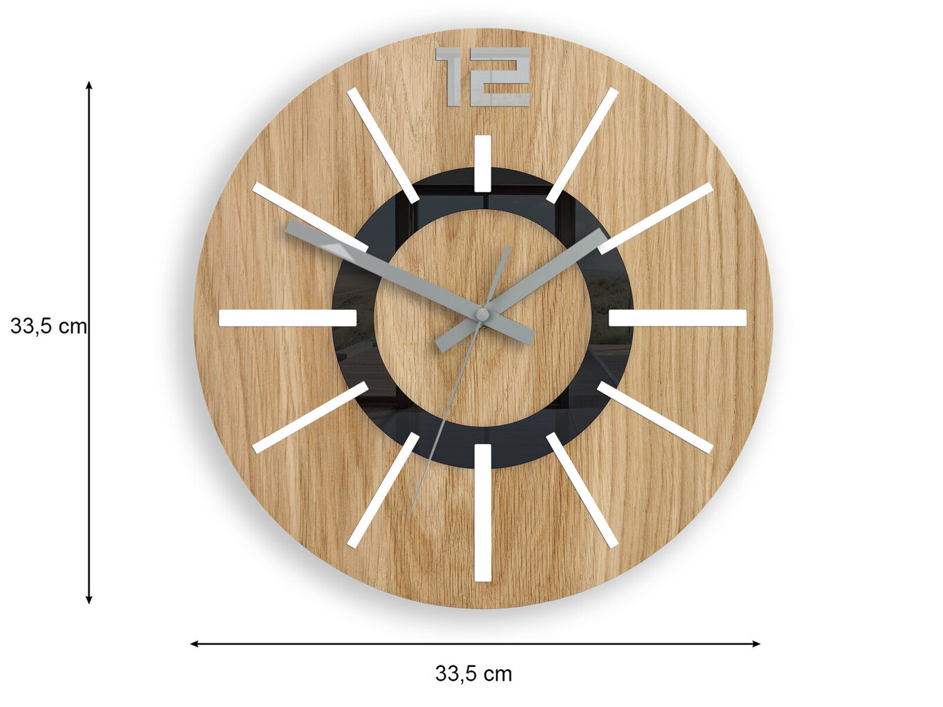 Sieninis laikrodis NordicWood kaina ir informacija | Laikrodžiai | pigu.lt