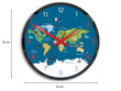 Vaikiškas sieninis laikrodis MapForkids kaina ir informacija | Laikrodžiai | pigu.lt