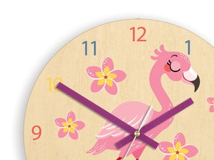 Vaikiškas sieninis laikrodis Flaming kaina ir informacija | Laikrodžiai | pigu.lt