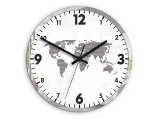Sieninis laikrodis Žemėlapis kaina ir informacija | Laikrodžiai | pigu.lt