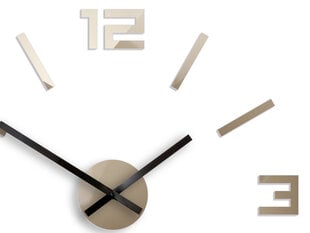 Sieninis laikrodis ArabicTortora цена и информация | Часы | pigu.lt