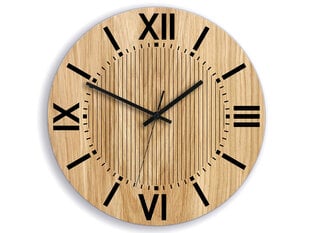 Sieninis laikrodis SantiagoWood kaina ir informacija | Laikrodžiai | pigu.lt