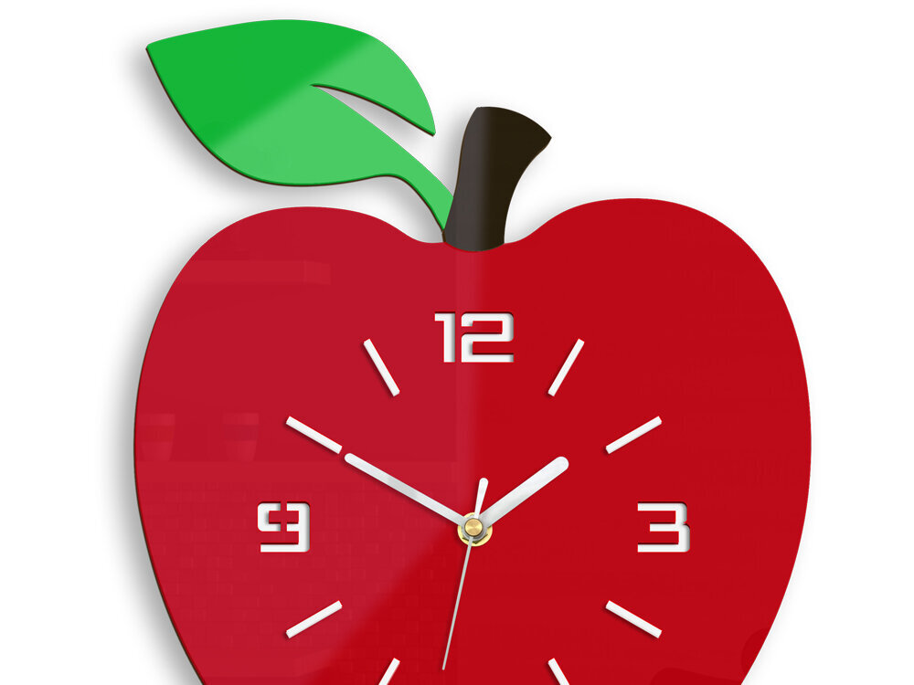 Sieninis laikrodis AppleRed kaina ir informacija | Laikrodžiai | pigu.lt