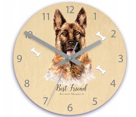 Vaikiškas sieninis laikrodis Šuo цена и информация | Часы | pigu.lt