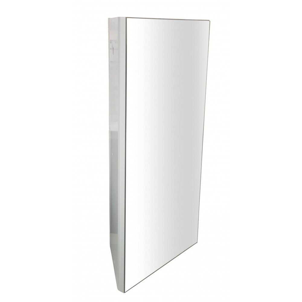 Pakabinama kampinė viršutinė spintelė su veidrodžiu 4001 E40 kaina ir informacija | Vonios spintelės | pigu.lt