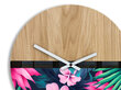 Sieninis laikrodis FlowerWood kaina ir informacija | Laikrodžiai | pigu.lt