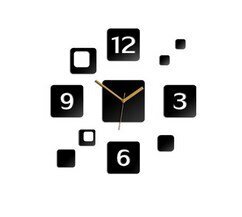 Sieninis laikrodis Square kaina ir informacija | Laikrodžiai | pigu.lt