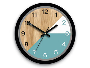 Sieninis laikrodis ParisWoodBlue kaina ir informacija | Laikrodžiai | pigu.lt