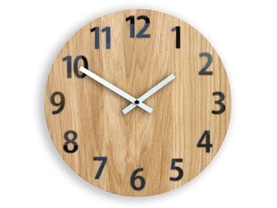 Sieninis laikrodis AmadeuszWoodBlack цена и информация | Часы | pigu.lt
