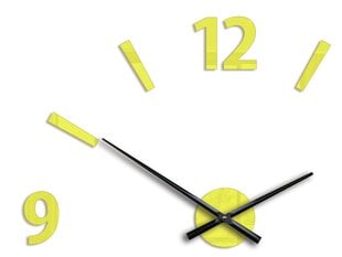 Sieninis laikrodis KlausYellow цена и информация | Часы | pigu.lt