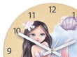 Vaikiškas sieninis laikrodis Undinėlė kaina ir informacija | Laikrodžiai | pigu.lt
