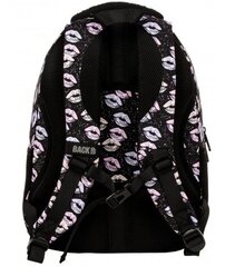 Mokyklinė kuprinė BackUP Kiss A12, 26 L, juoda цена и информация | Школьные рюкзаки, спортивные сумки | pigu.lt