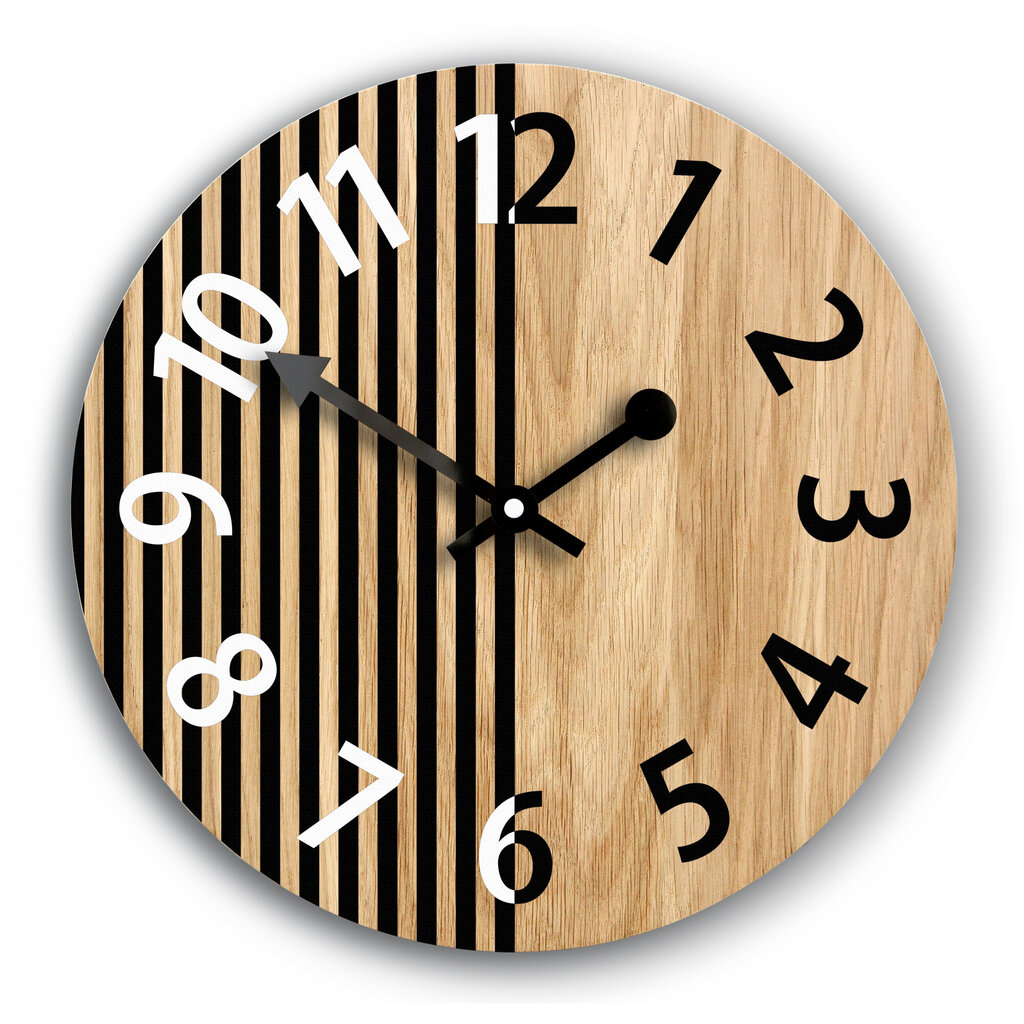 Sieninis laikrodis NepalBlack33 kaina ir informacija | Laikrodžiai | pigu.lt