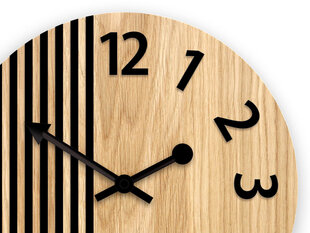Sieninis laikrodis LondynBlackWood цена и информация | Часы | pigu.lt