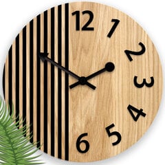 Sieninis laikrodis LondynBlackWood kaina ir informacija | Laikrodžiai | pigu.lt