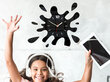 Sieninis laikrodis Kleks Black Ultra Quiet kaina ir informacija | Laikrodžiai | pigu.lt