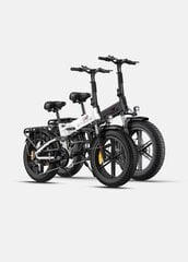 Электровелосипед Engwe Engine X, 20", черный/белый, 250Вт, 13Ач цена и информация | Электровелосипеды | pigu.lt