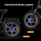 Elektrinis dviratis Engwe Engine X, 20", juodas/baltas, 250W, 13Ah, 2 vnt. kaina ir informacija | Elektriniai dviračiai | pigu.lt