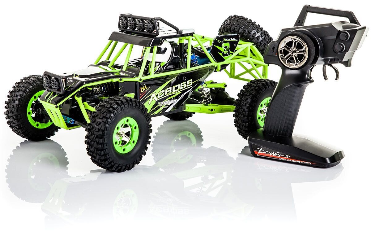 RC automobilis WLtoys CRAWLER 4x4, 12428, žalias kaina ir informacija | Žaislai berniukams | pigu.lt