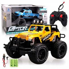 RC automobilis Monster Truck 1:14, geltonas kaina ir informacija | Žaislai berniukams | pigu.lt