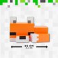 Stalinis vaikiškas šviestuvas Minecraft fox цена и информация | Staliniai šviestuvai | pigu.lt
