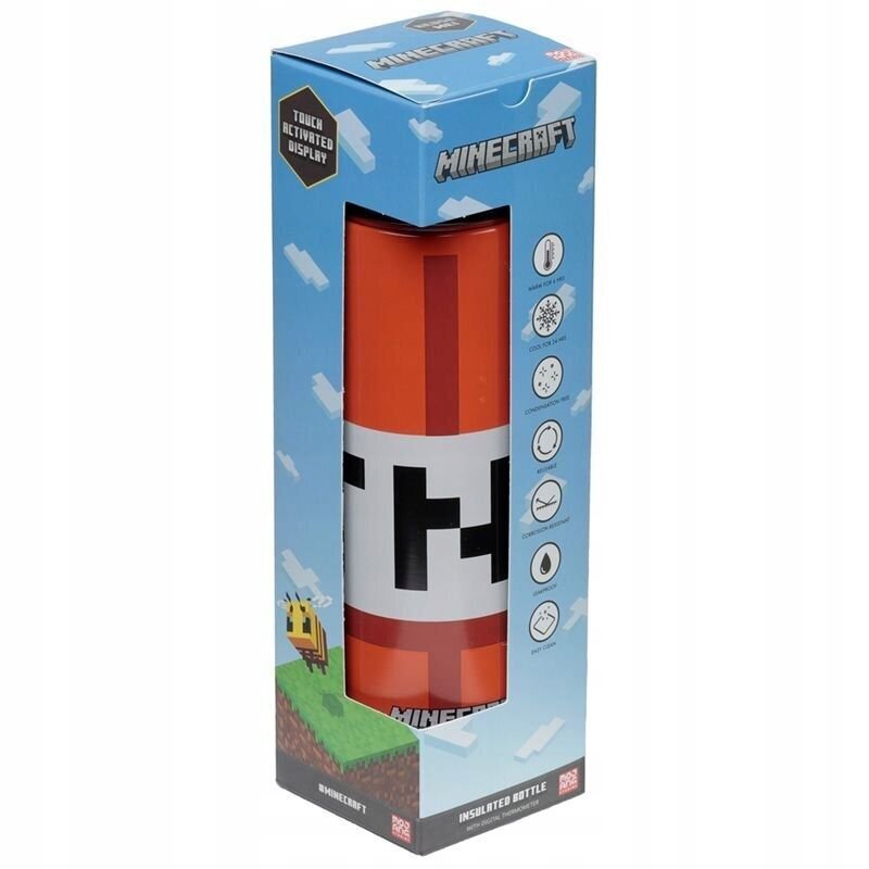 Minecaft termosas vaikams, 450ml kaina ir informacija | Termosai, termopuodeliai | pigu.lt