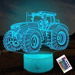 Compliment stalinis šviestuvas 3D traktorius kaina ir informacija | Staliniai šviestuvai | pigu.lt