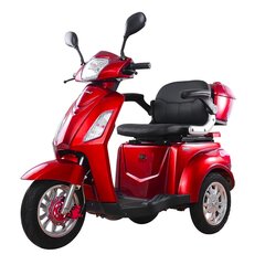 Elektrinis triratis Vista1 1000 W 20 Ah Li-ion, raudonas kaina ir informacija | Elektriniai motoroleriai | pigu.lt