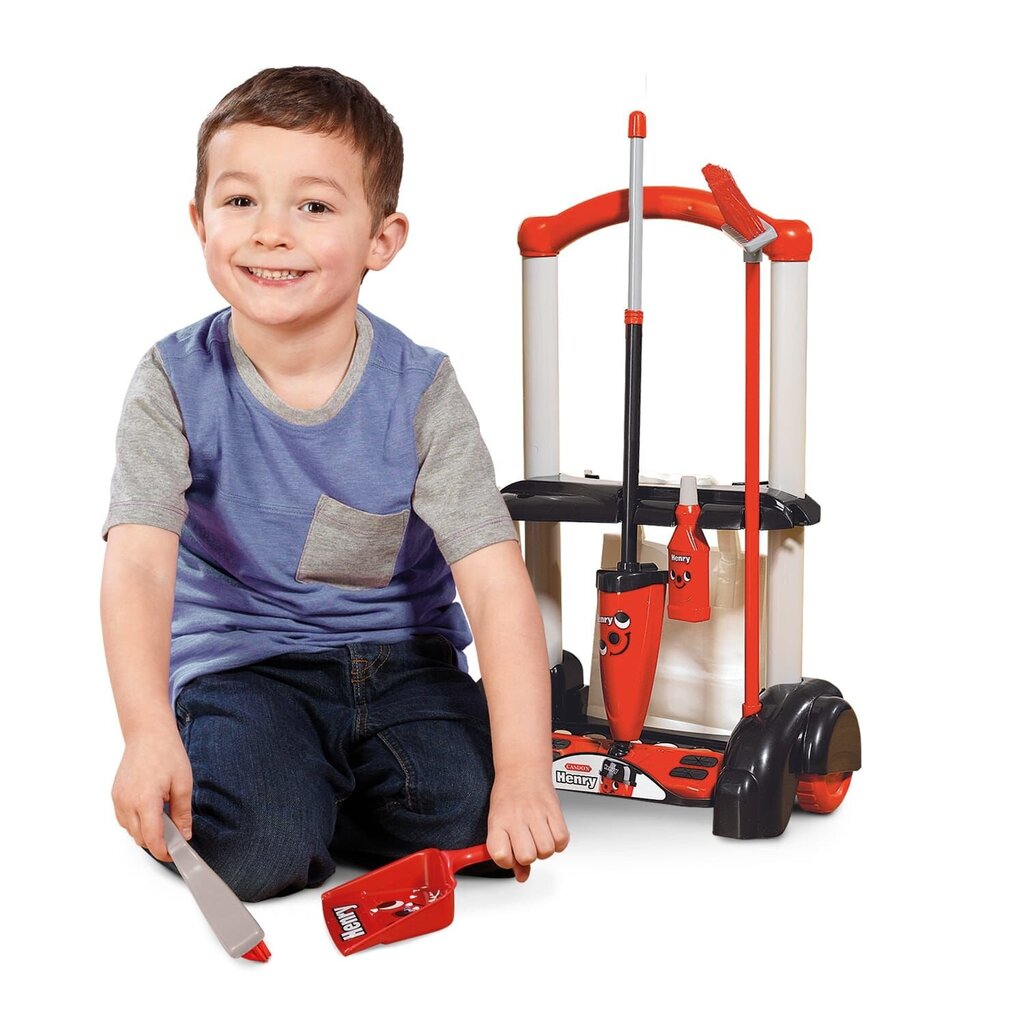Žaislinis valymo vežimėlis vaikams su priedais Casdon kaina ir informacija | Žaislai mergaitėms | pigu.lt