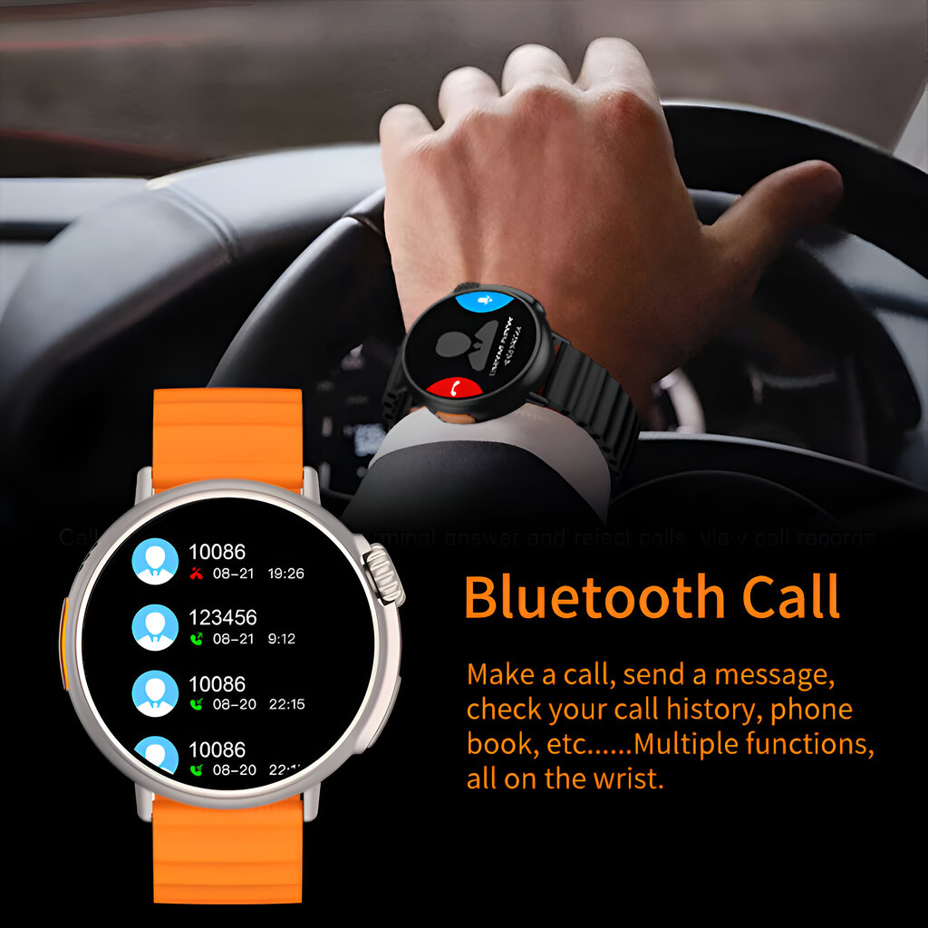 Livman GT88 Orange kaina ir informacija | Išmanieji laikrodžiai (smartwatch) | pigu.lt