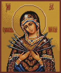 Deimantinė mozaika su rėmeliu TM Varvikas The Softener of Evil Hearts Mother of God LD005e 30x35 cm kaina ir informacija | Deimantinės mozaikos | pigu.lt