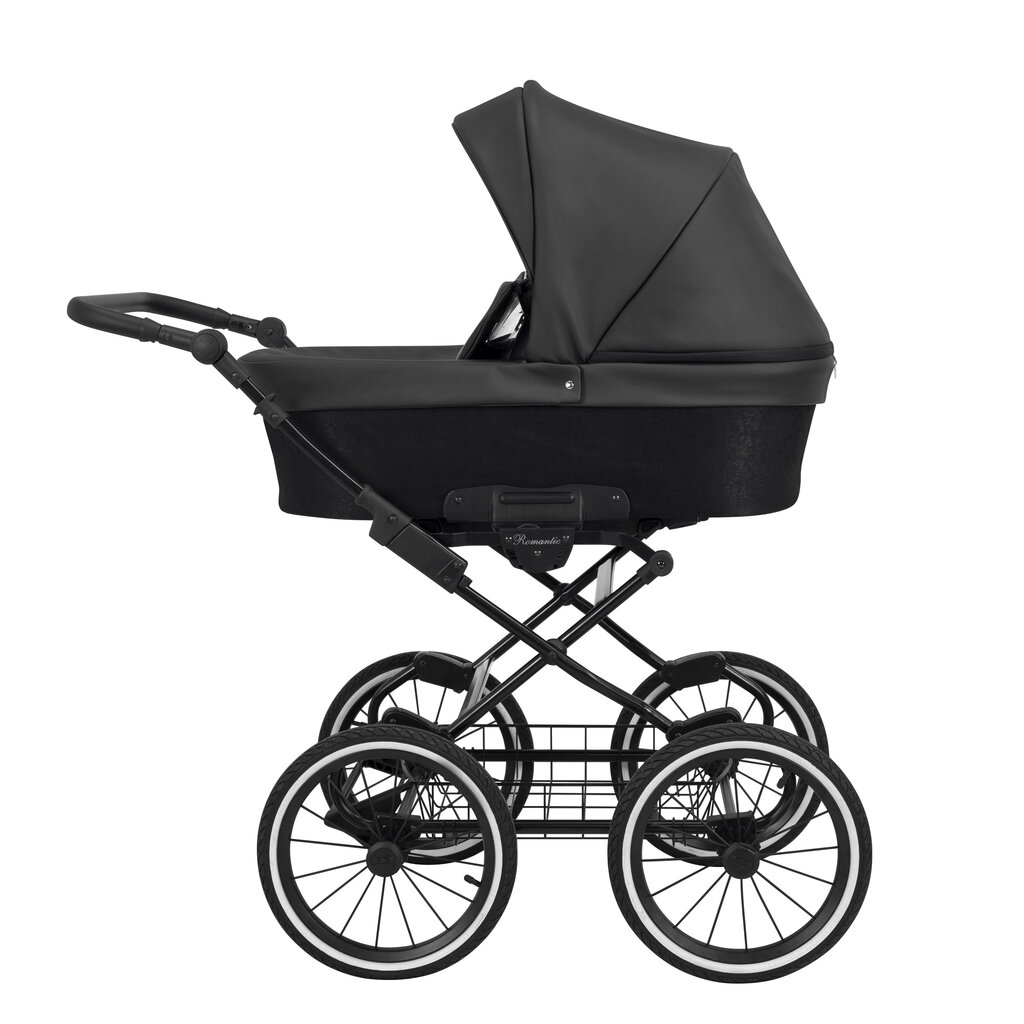 Universalus vežimėlis Romantic Kunert 2in1 Black ECO цена и информация | Vežimėliai | pigu.lt