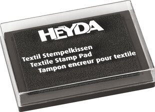 Dažų kempinėlė antspaudams tekstilei Heyda 204888590, juoda kaina ir informacija | Piešimo, tapybos, lipdymo reikmenys | pigu.lt