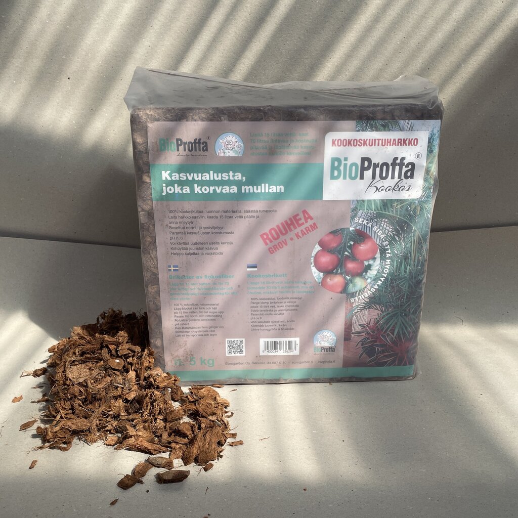 Kokosų drožlės BioProffa, 5 kg kaina ir informacija | Gruntas, žemė, durpės, kompostas | pigu.lt