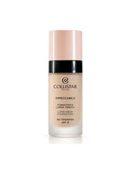 Ilgalaikis makiažo pagrindas Collistar Impeccabile SPF 15, Beige, 30 ml kaina ir informacija | Makiažo pagrindai, pudros | pigu.lt