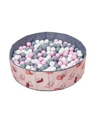 Складной бассейн для шаров Pitt Kids, розовый цена и информация | Игрушки для малышей | pigu.lt