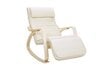 Kėdė Songmics LYY10M, balta kaina ir informacija | Svetainės foteliai | pigu.lt