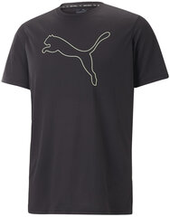 Мужская футболка Puma Performance Cat Tee 520315 51/XL, черная цена и информация | Мужские футболки | pigu.lt