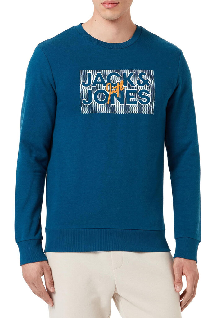 Džemperis vyrams Jack&Jones 12244822, mėlynas kaina ir informacija | Megztiniai vyrams | pigu.lt